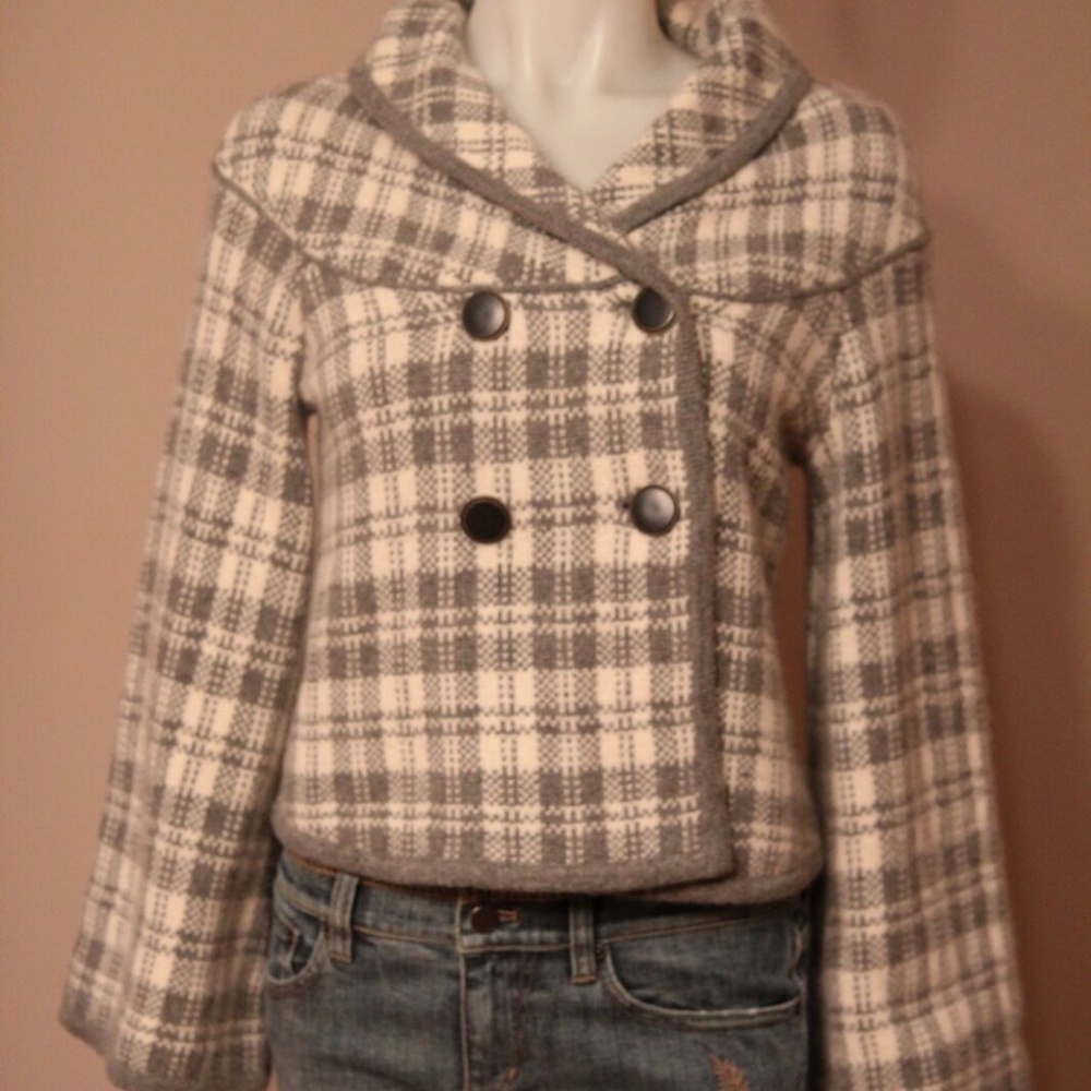 cullen 100% cashmere sweatercoat sweater coat small s